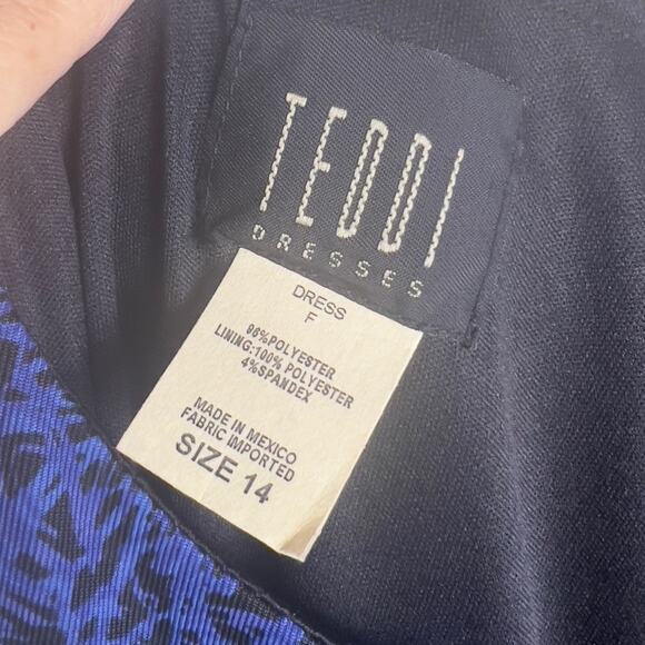 Teddi Dresses s. 14 Vintage, special occasion, cocktail dress, chaperone #2782 - Picture 7 of 8